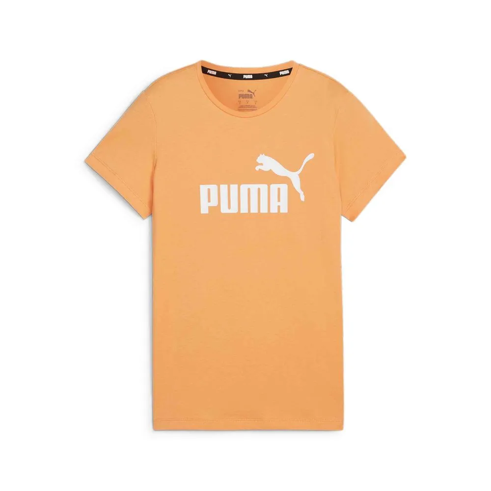 PUMA WOMEN'S ESSENTIALS LOGO MELON TEE