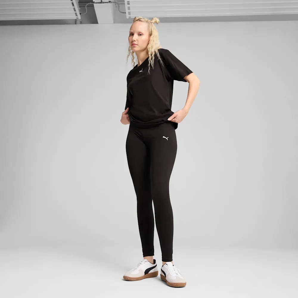 PUMA WOMEN'S ESSENTIALS RELAX BLACK TEE