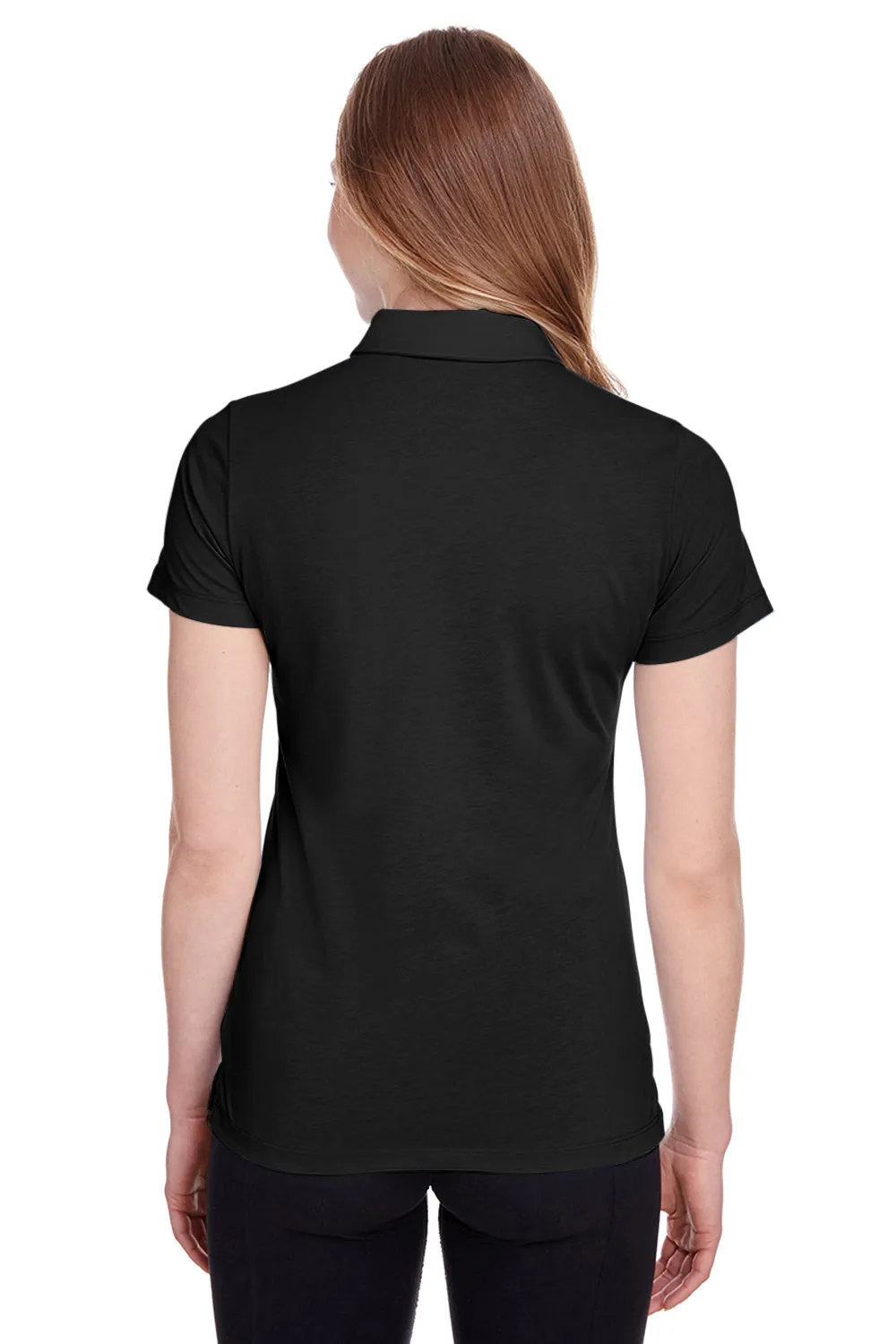 Puma Womens Fusion Performance Moisture Wicking Short Sleeve Polo Shirt - Black