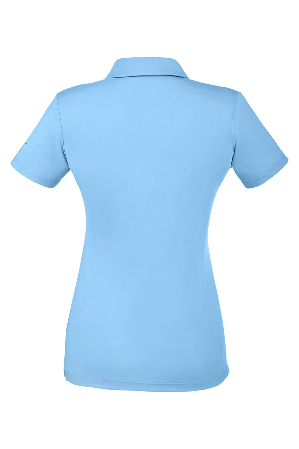 Puma Womens Fusion Performance Moisture Wicking Short Sleeve Polo Shirt - Blue Bell