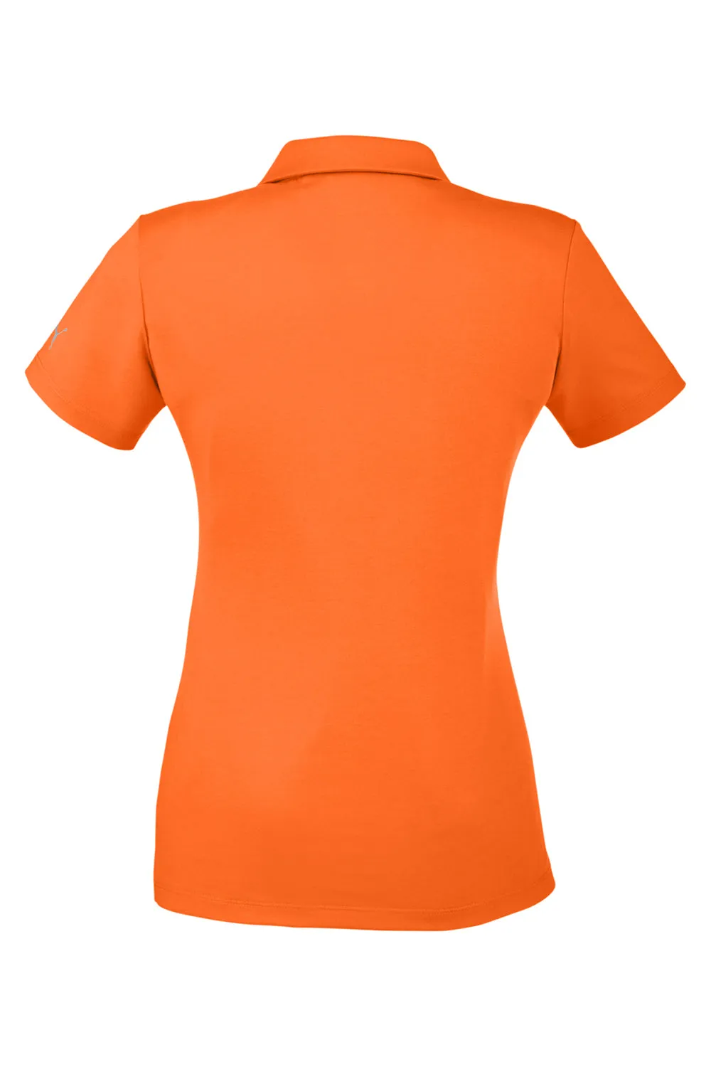 Puma Womens Fusion Performance Moisture Wicking Short Sleeve Polo Shirt - Vibrant Orange  Choose your new Clothing Puma