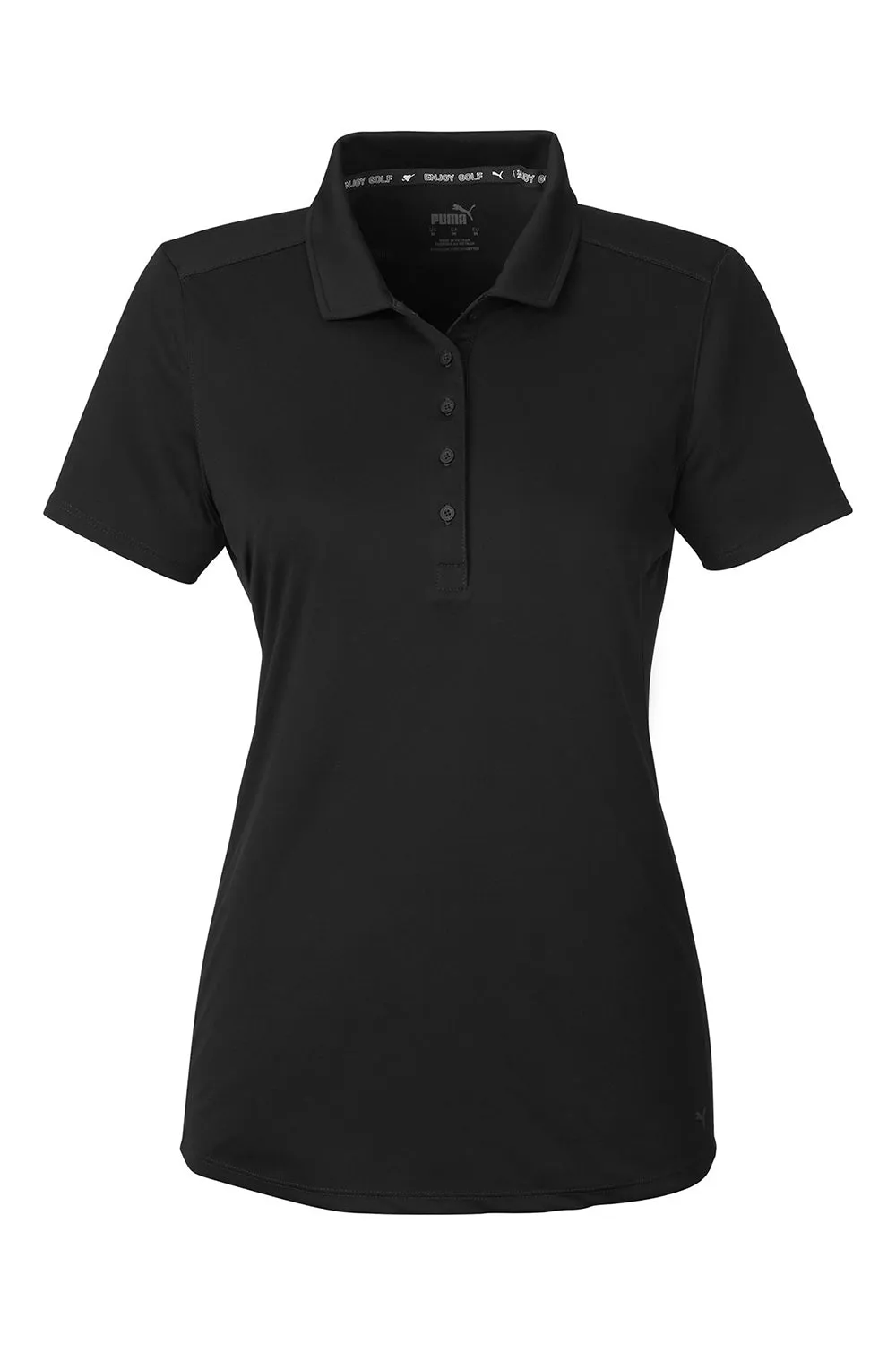 Puma Womens Gamer Moisture Wicking Short Sleeve Polo Shirt - Black - Closeout  Choose your new Clothing Puma