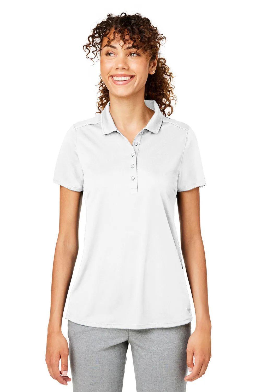 Puma Womens Gamer Moisture Wicking Short Sleeve Polo Shirt - Bright White - Closeout  Choose your new Clothing Puma