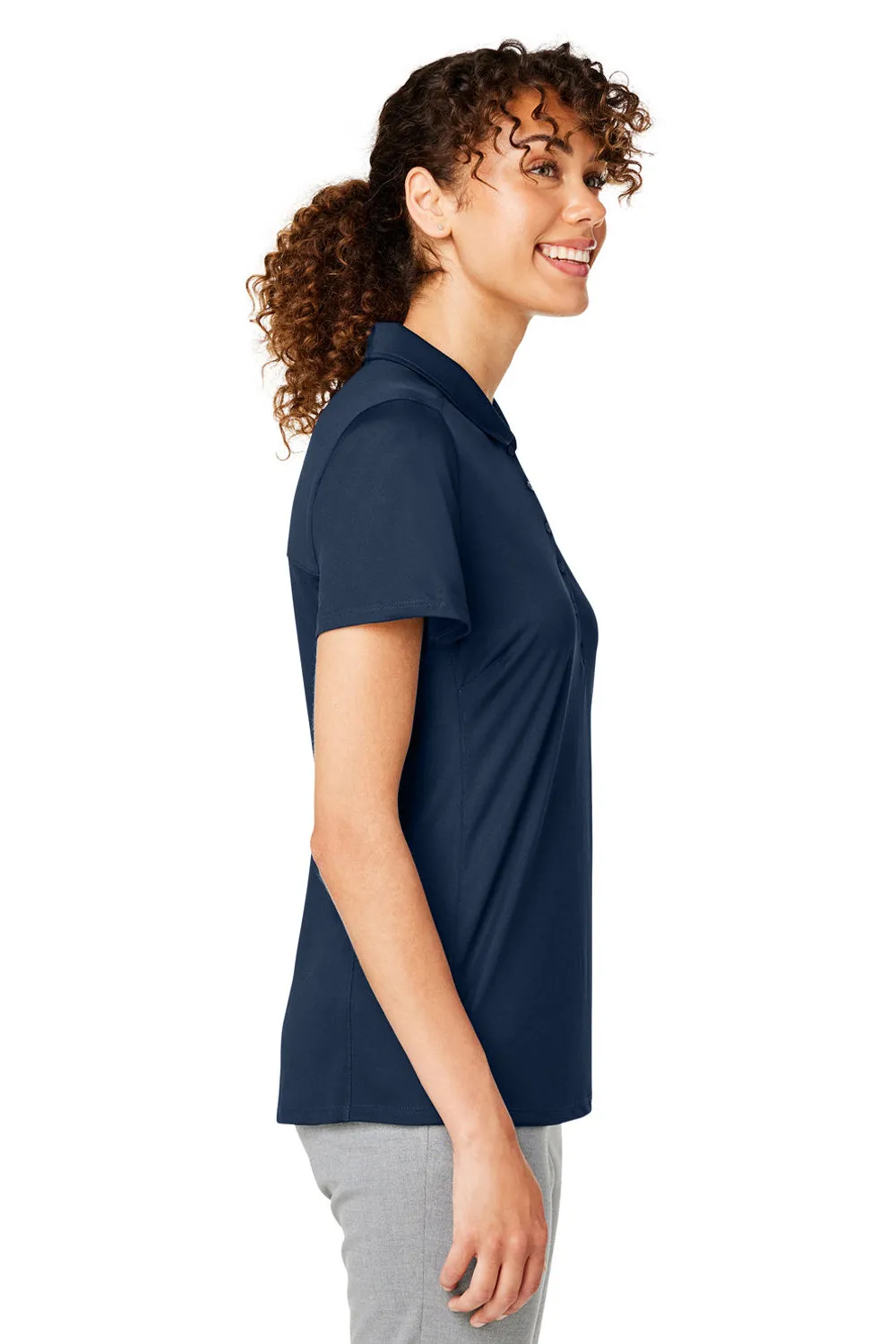 Puma Womens Gamer Moisture Wicking Short Sleeve Polo Shirt - Navy Blue - Closeout  Choose your new Clothing Puma