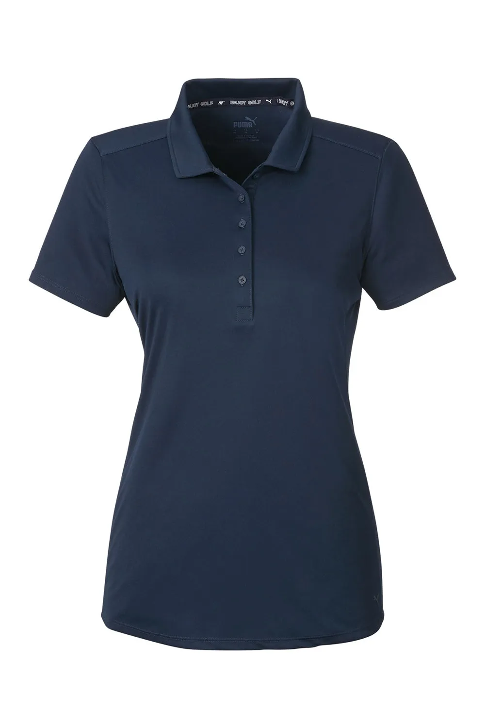 Puma Womens Gamer Moisture Wicking Short Sleeve Polo Shirt - Navy Blue - Closeout  Choose your new Clothing Puma