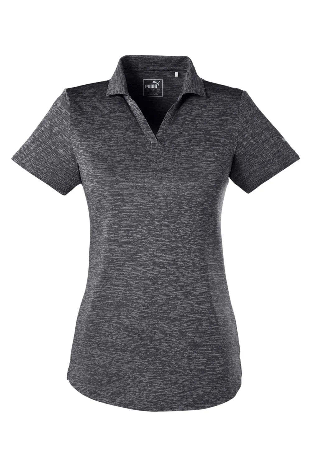 Puma Womens Icon Performance Moisture Wicking Short Sleeve Polo Shirt - Black  Choose your new Clothing Puma
