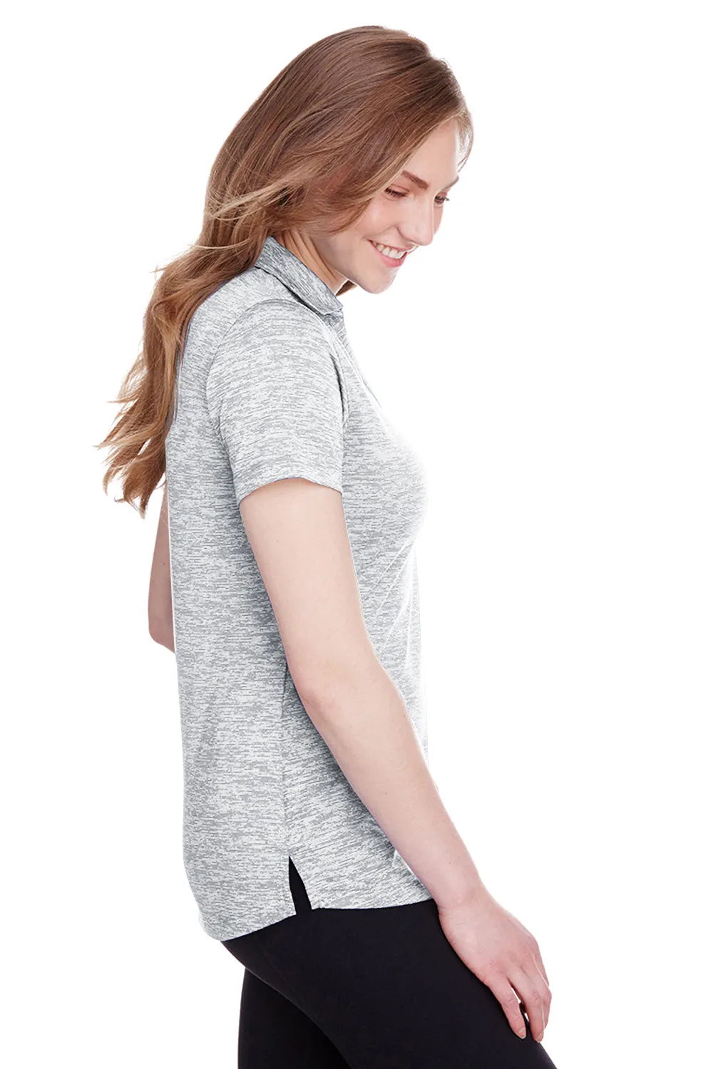 Puma Womens Icon Performance Moisture Wicking Short Sleeve Polo Shirt - Bright White