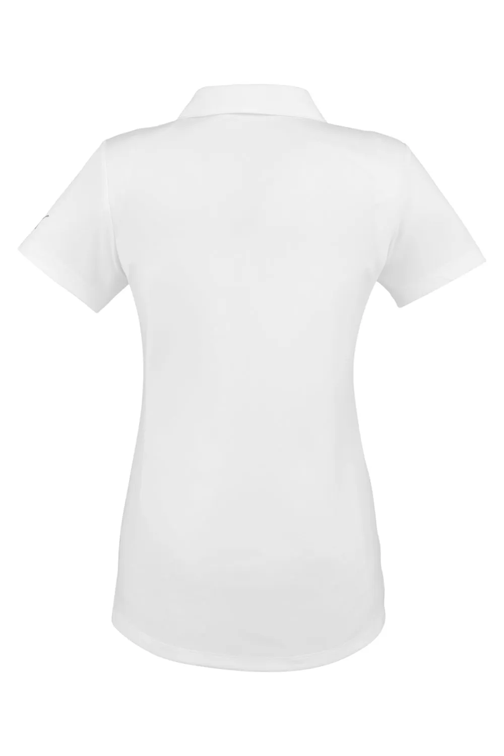 Puma Womens Icon Performance Moisture Wicking Short Sleeve Polo Shirt - Bright White