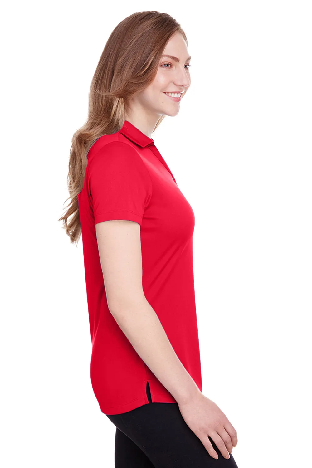 Puma Womens Icon Performance Moisture Wicking Short Sleeve Polo Shirt - High Risk Red  Choose your new Clothing Puma