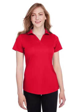 Puma Womens Icon Performance Moisture Wicking Short Sleeve Polo Shirt - High Risk Red  Choose your new Clothing Puma