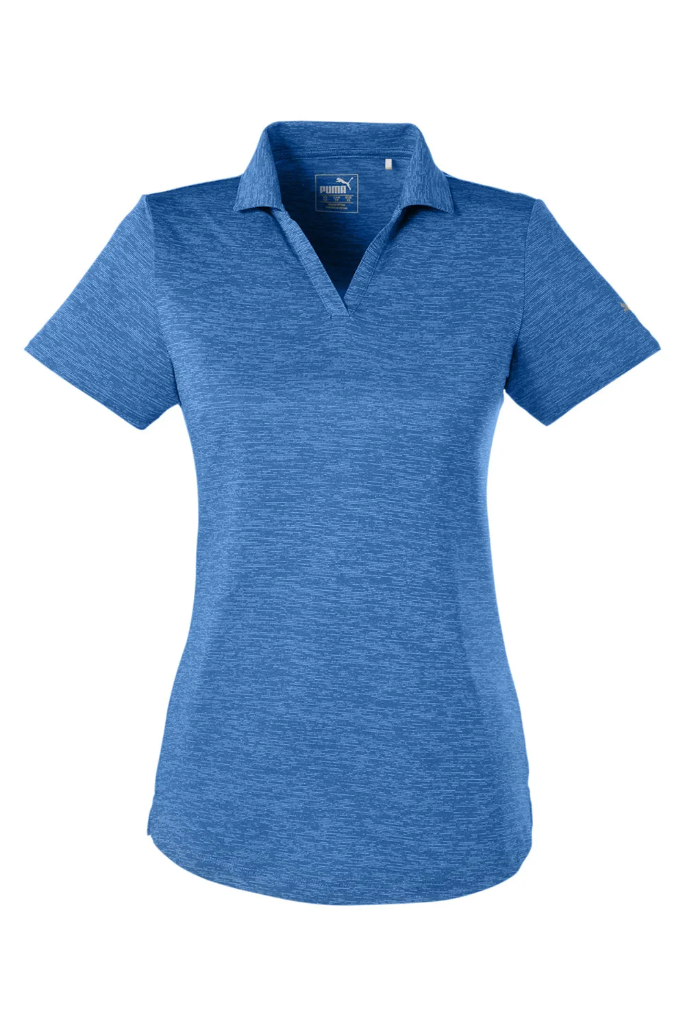 Puma Womens Icon Performance Moisture Wicking Short Sleeve Polo Shirt - Lapis Blue  Choose your new Clothing Puma