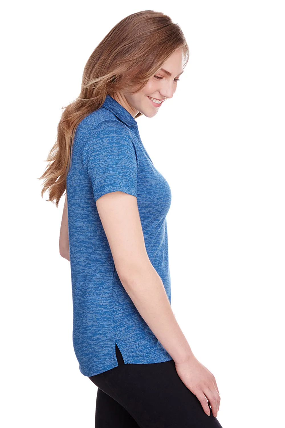 Puma Womens Icon Performance Moisture Wicking Short Sleeve Polo Shirt - Lapis Blue  Choose your new Clothing Puma