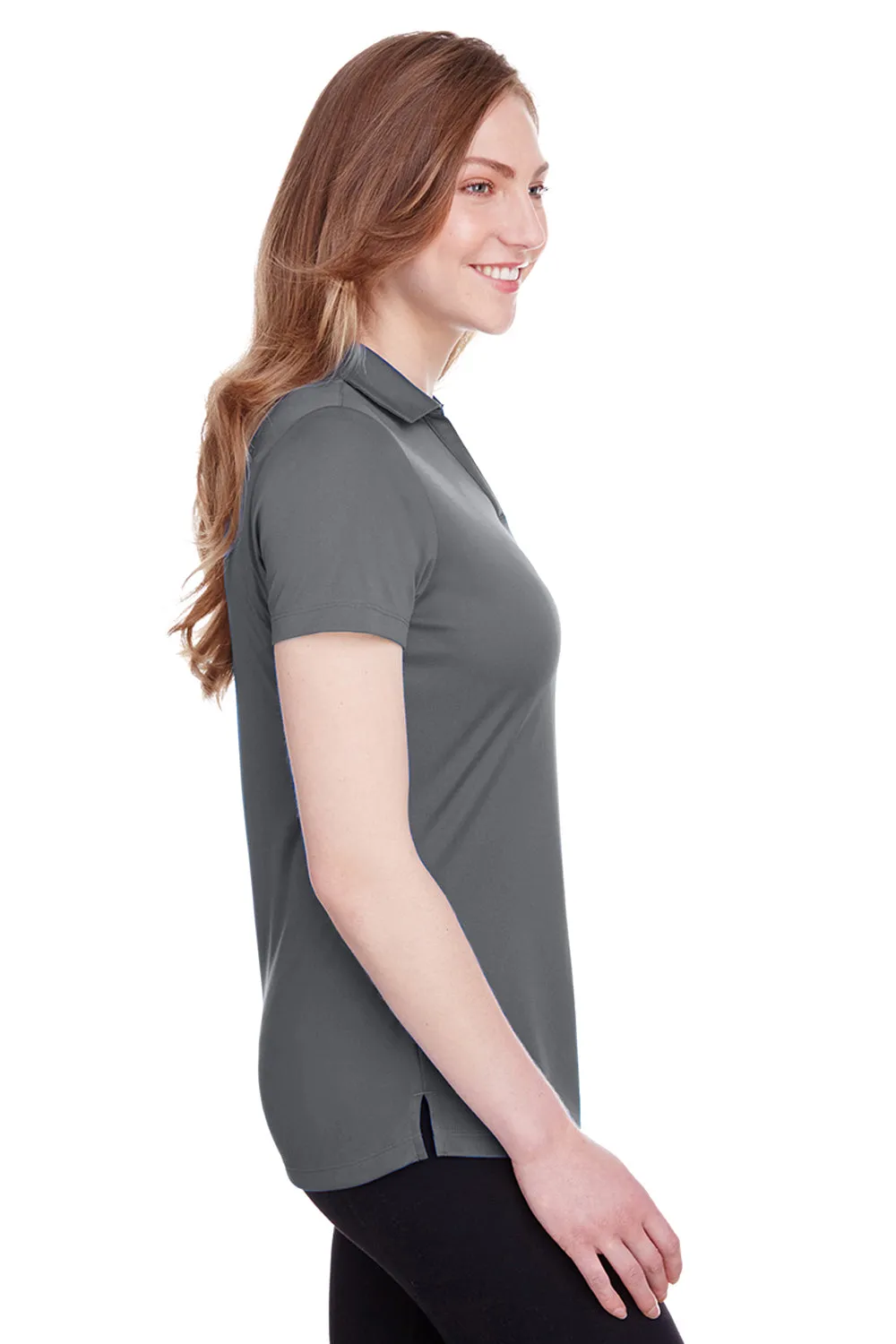 Puma Womens Icon Performance Moisture Wicking Short Sleeve Polo Shirt - Quiet Shade Grey  Choose your new Clothing Puma