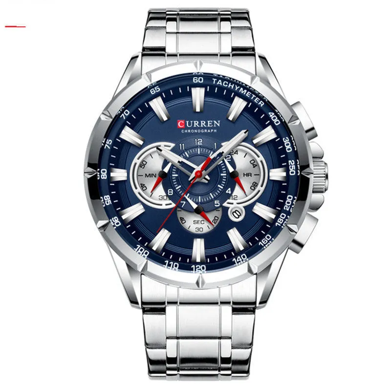 Quartz Calendar Six-hand Multifunctional Luminous Men's Watch 