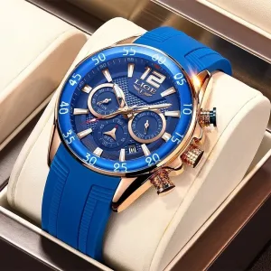 Quartz Men's Waterproof Watch Multi-function 