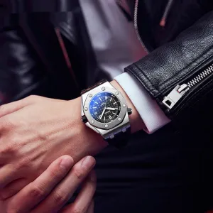 Quartz Strap Calendar Fashion Sports Men 