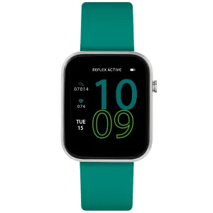 Reflex Active Series 12 Silver / Teal Silicone Smartwatch RA12-2151 