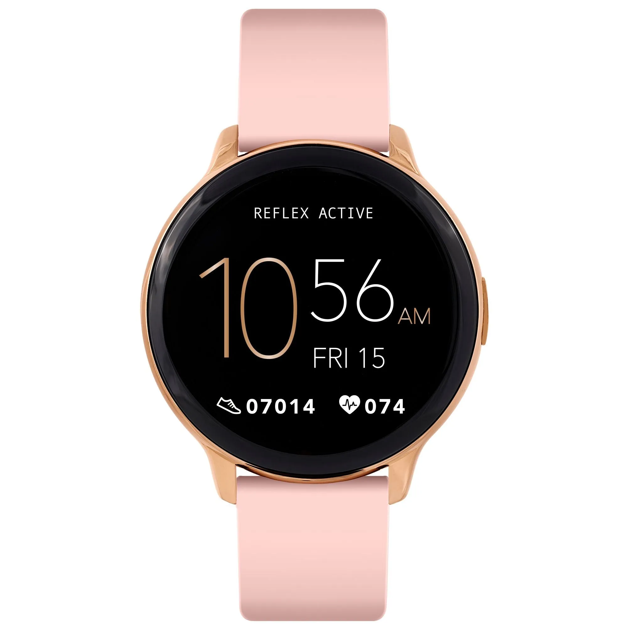 Reflex Active Series 14 Rose Gold Case Pink Silicone Strap Smart Watch RA14-2142 