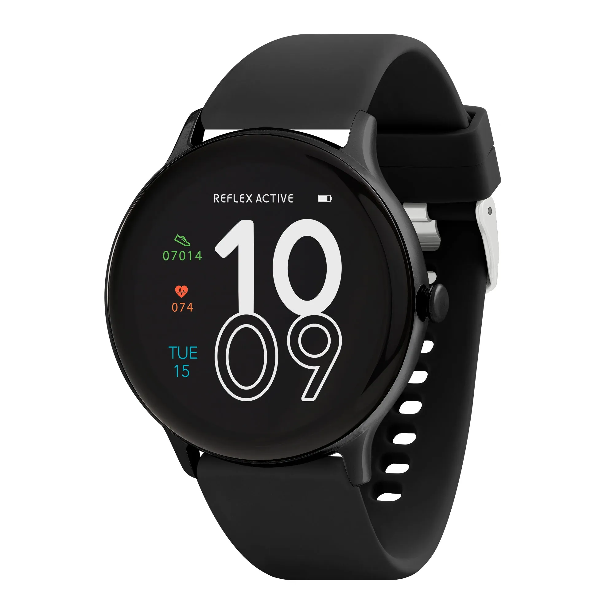 Reflex Active Series 22 Black Case & Black Silicone Strap RA22-2182 