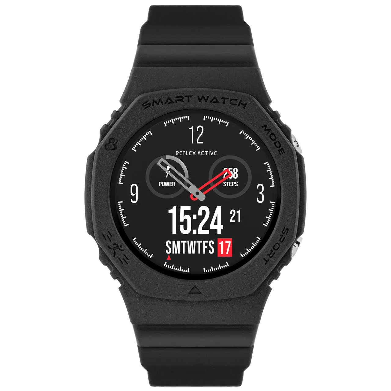Reflex Active SERIES 26 Black Case & Strap Watch RA26-2180 