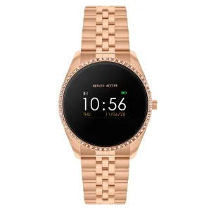 Reflex Active Series 3 Rose Gold Crystal Link Smart Watch RA03-4048 