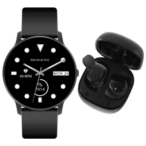 Reflex Active SERIES 36 Black Smart Watch   Earbud Set RA36-2198-TWS 