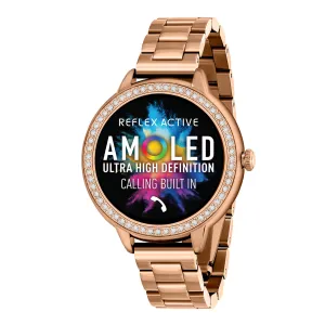 Reflex Active SERIES 41 AMOLED Rose Gold Bracelet Smart Watch RA41-4096 