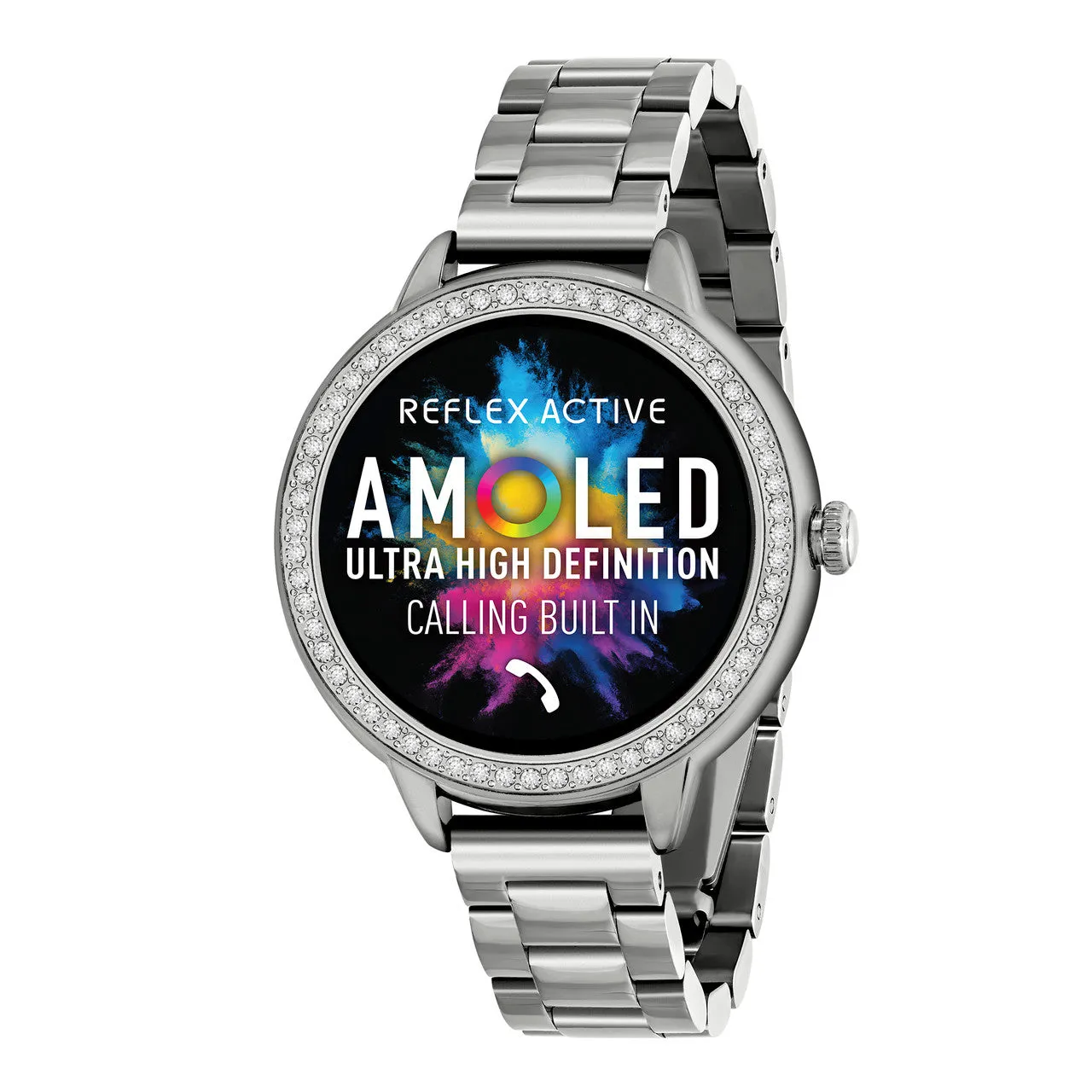Reflex Active SERIES 41 AMOLED Silver Bracelet Smart Watch RA41-4097 