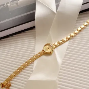 Retro Net Thin Chain Exquisite Quartz Watch 