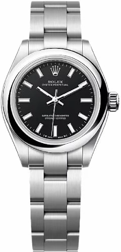 Rolex Oyster Perpetual 28 Black Dial Oyster bracelet - 276200 - 2025 