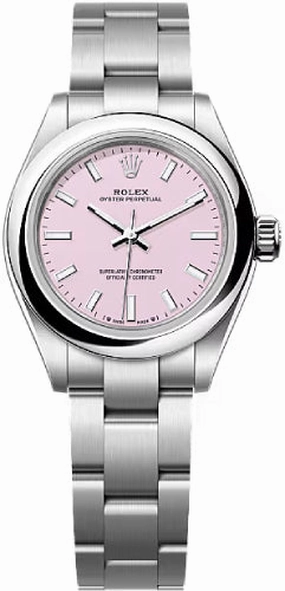 Rolex Oyster Perpetual 28 Candy Pink Dial Oyster bracelet - 276200 - 2025 