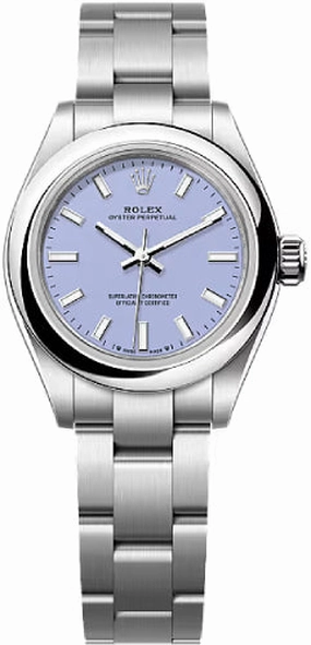 Rolex Oyster Perpetual 28 Lavender Dial Oyster bracelet - 276200 - 2025 