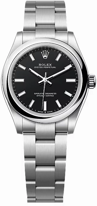 Rolex Oyster Perpetual 31 Black Dial Oyster Bracelet - 277200 - 2025 