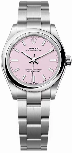 Rolex Oyster Perpetual 31 Candy Pink Dial Oyster Bracelet - 277200 - 2025 