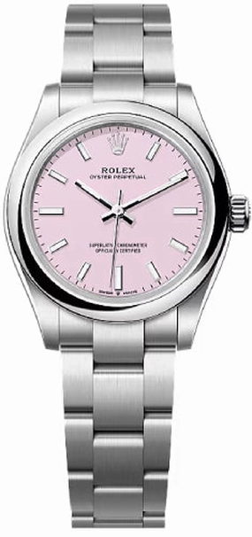 Rolex Oyster Perpetual 31 Candy Pink Dial Oyster Bracelet - 277200 - 2025 