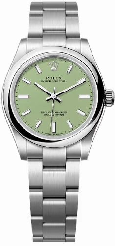 Rolex Oyster Perpetual 31 Pistachio Green Dial Oyster Bracelet - 277200 - 2025 