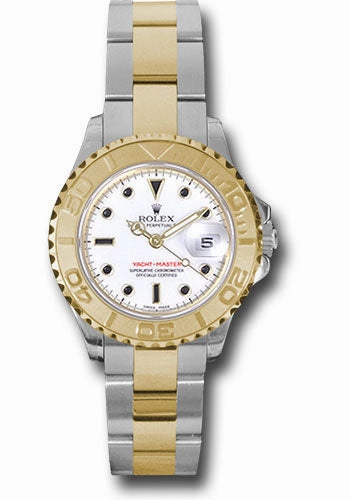 Rolex Steel and Yellow Gold Lady Yacht-Master 29 Watch - White Dial - 169623 