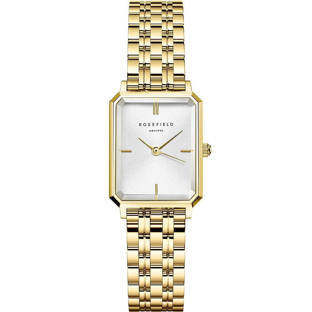 Rosefield OWGSG-O60 Octagon XS Gold Tone Ladies Watch 
