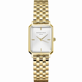Rosefield OWGSG-O60 Octagon XS Gold Tone Ladies Watch 