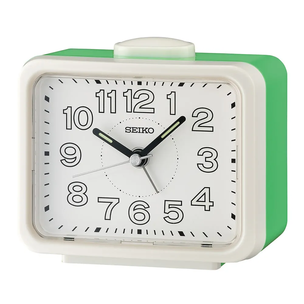Seiko QHK061-W Bedside Alarm Clock 