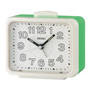 Seiko QHK061-W Bedside Alarm Clock 