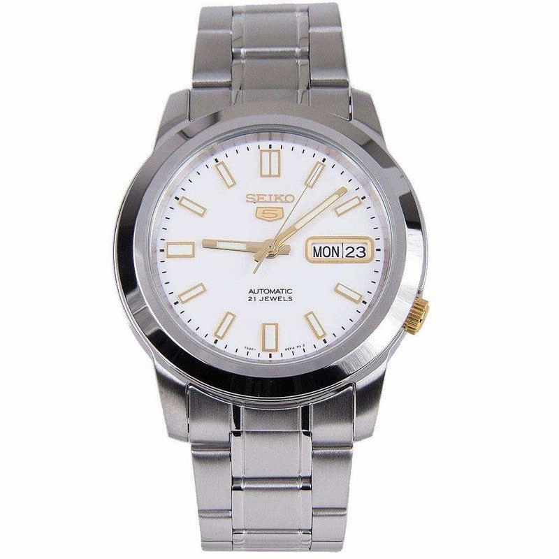 Seiko 5 Sports Automatic White Dial Watch - SNKK07K1