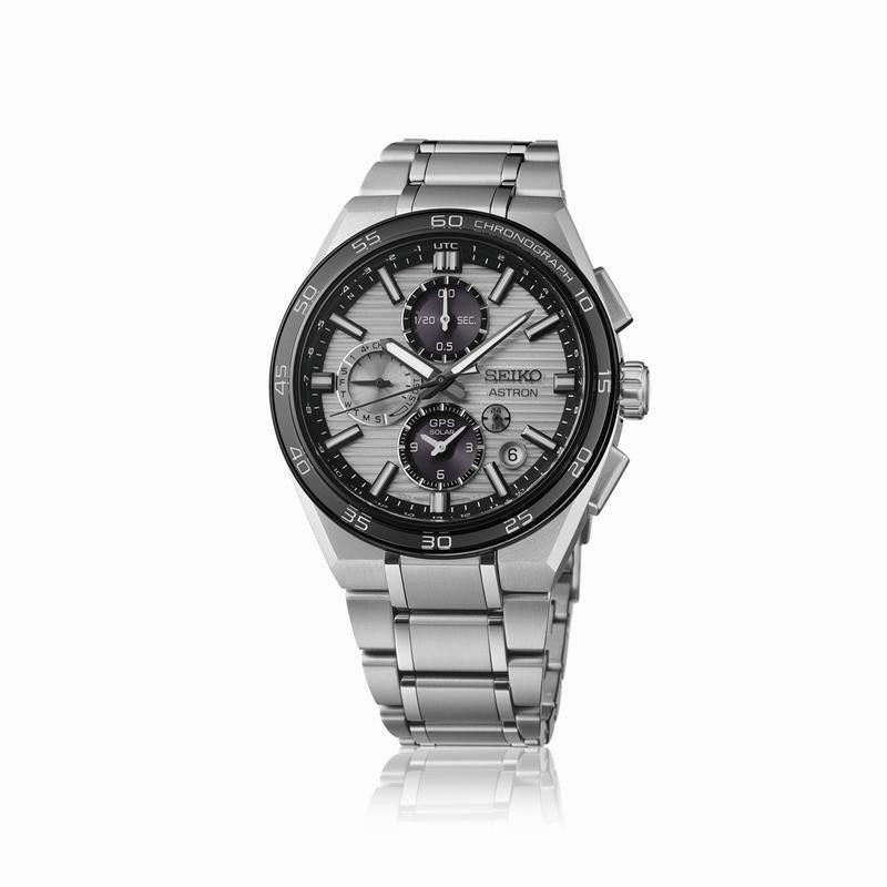 Seiko Astron GPS Solar Dual Time Chronograph Watch - SSH177J1