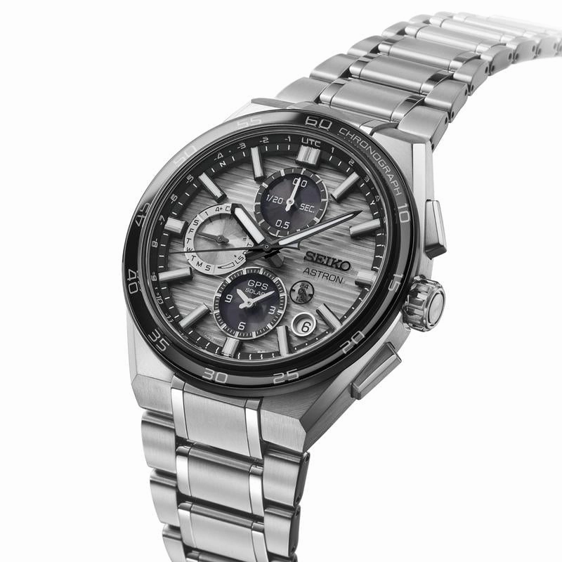 Seiko Astron GPS Solar Dual Time Chronograph Watch - SSH177J1