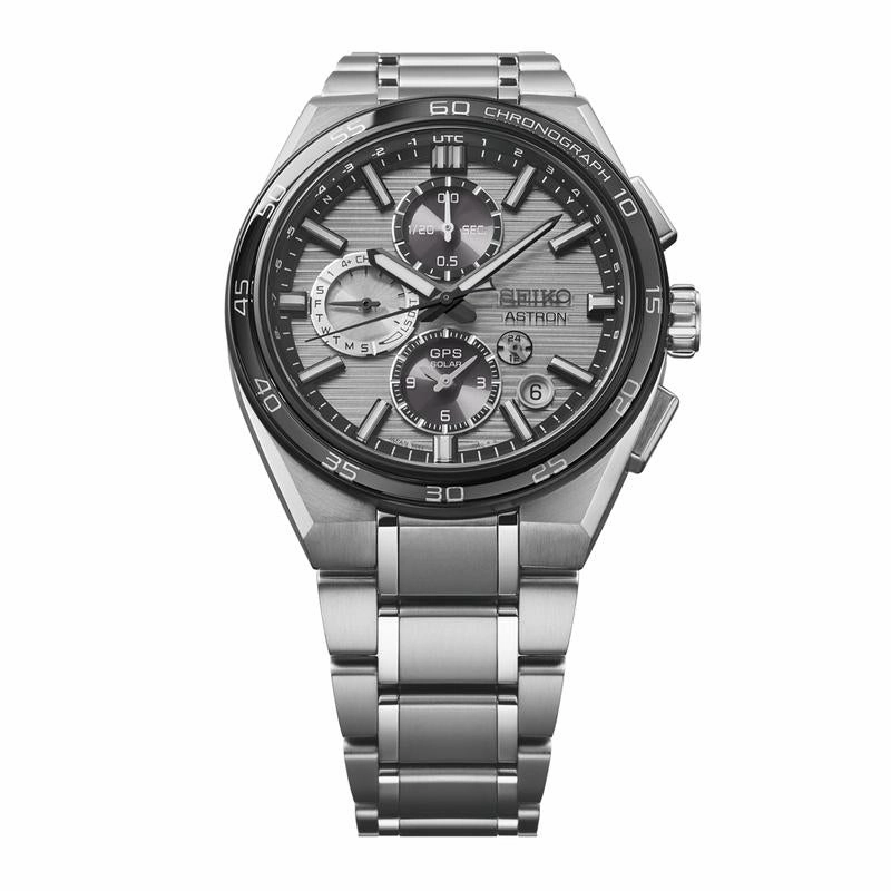 Seiko Astron GPS Solar Dual Time Chronograph Watch - SSH177J1