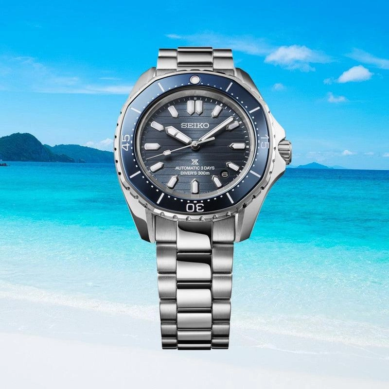 Seiko Prospex Divers Watch Polygonal Blue Dial - SPB483J1