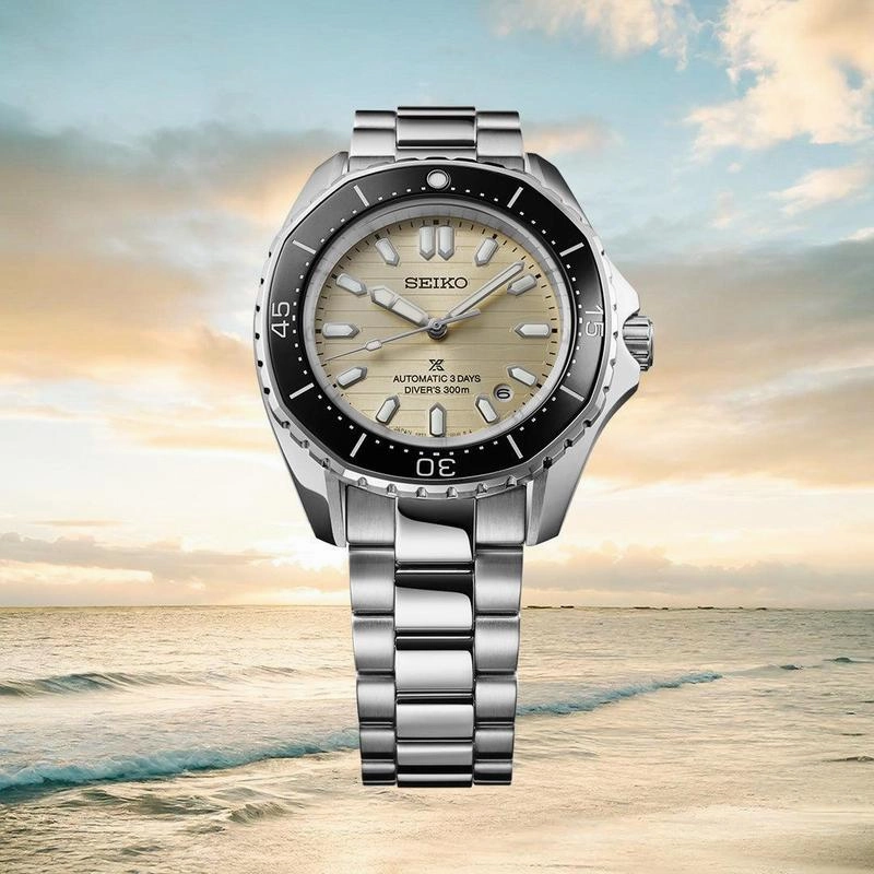 Seiko Prospex Divers Watch Polygonal in Pearl-White - SPB481J1