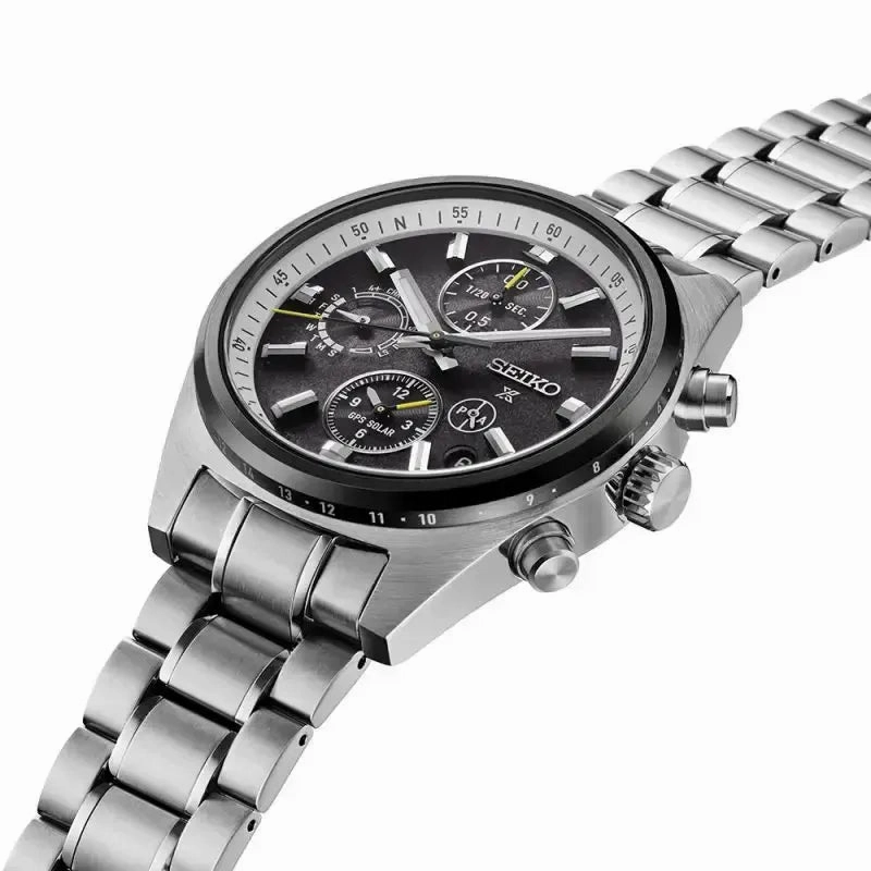 Seiko Prospex GPS Solar Chronograph Speedtimer Black Dial - SSH167J1