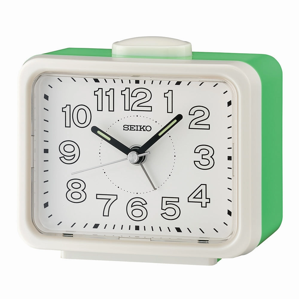 Seiko QHK061-W Bedside Alarm Clock 