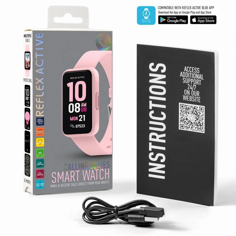 Series 49 Reflex Active Amoled Pink Smart Calling Watch